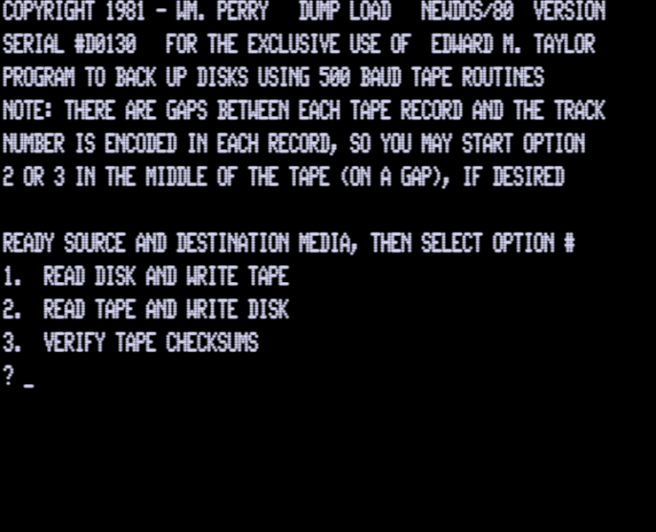 Screen shot